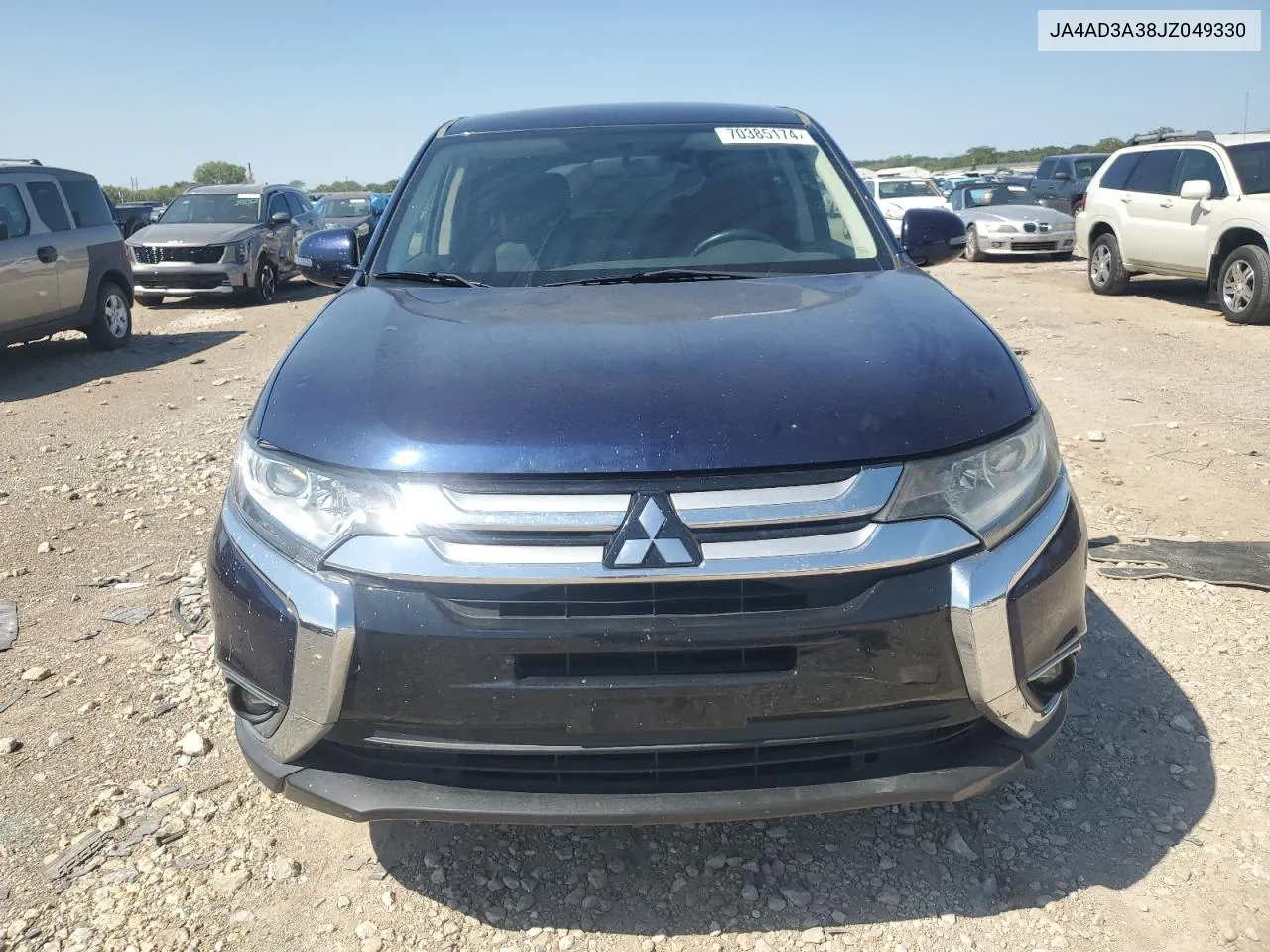 2018 Mitsubishi Outlander Se VIN: JA4AD3A38JZ049330 Lot: 70385174