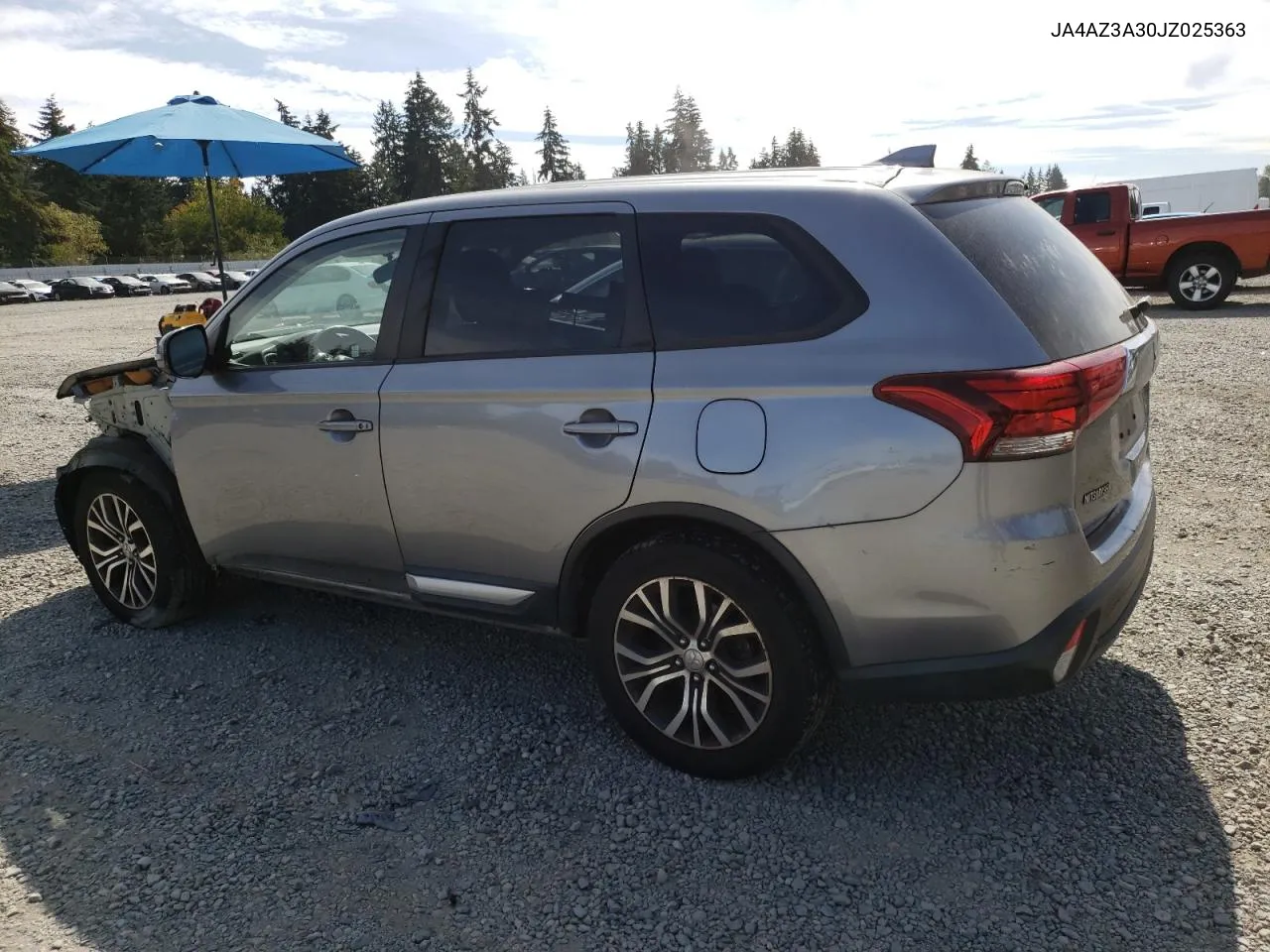 2018 Mitsubishi Outlander Se VIN: JA4AZ3A30JZ025363 Lot: 70391734