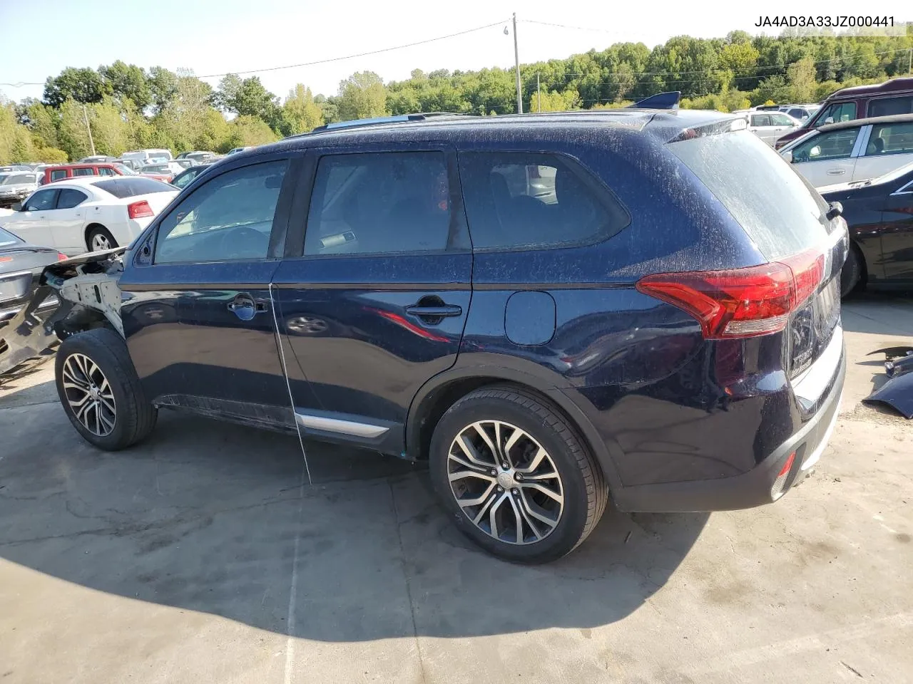 2018 Mitsubishi Outlander Se VIN: JA4AD3A33JZ000441 Lot: 70502424