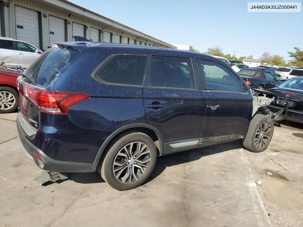 2018 Mitsubishi Outlander Se VIN: JA4AD3A33JZ000441 Lot: 70502424