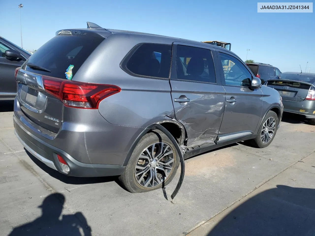 2018 Mitsubishi Outlander Se VIN: JA4AD3A31JZ041344 Lot: 70661714