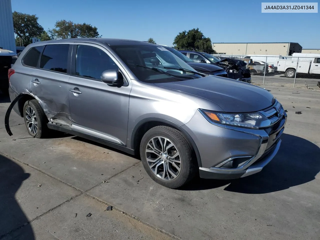 2018 Mitsubishi Outlander Se VIN: JA4AD3A31JZ041344 Lot: 70661714