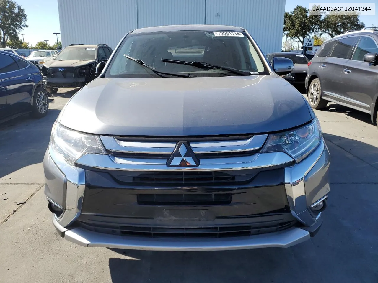 2018 Mitsubishi Outlander Se VIN: JA4AD3A31JZ041344 Lot: 70661714