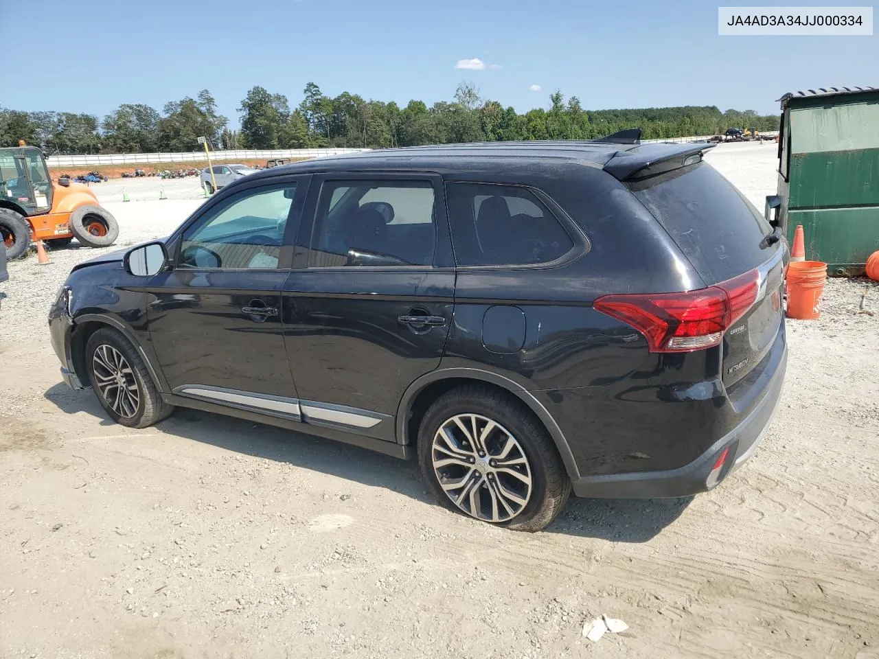 2018 Mitsubishi Outlander Se VIN: JA4AD3A34JJ000334 Lot: 70750714