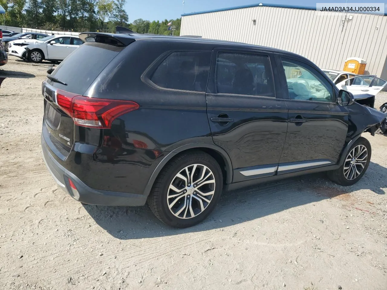 2018 Mitsubishi Outlander Se VIN: JA4AD3A34JJ000334 Lot: 70750714