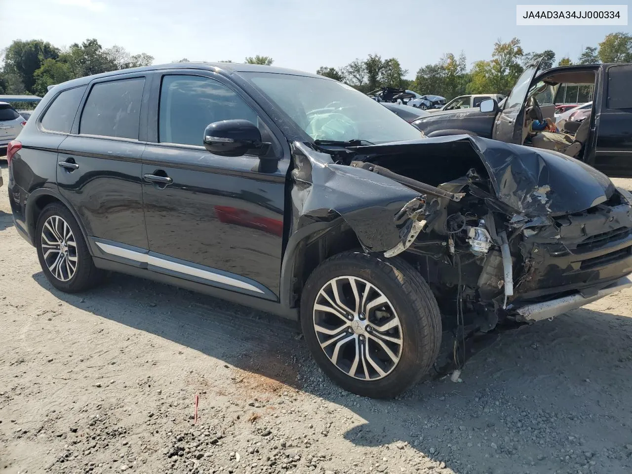 2018 Mitsubishi Outlander Se VIN: JA4AD3A34JJ000334 Lot: 70750714