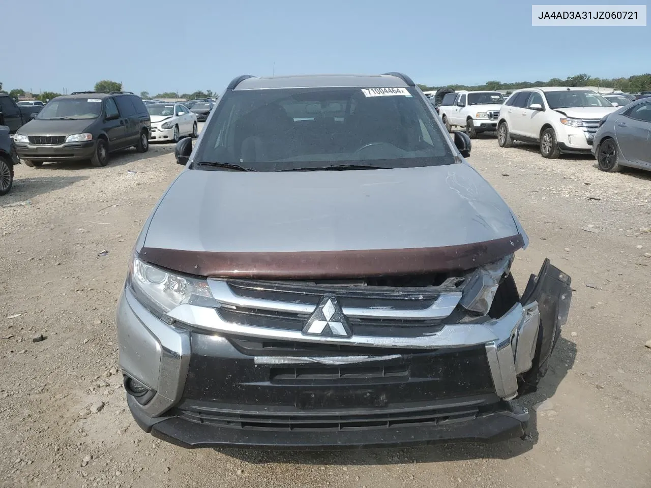 2018 Mitsubishi Outlander Se VIN: JA4AD3A31JZ060721 Lot: 71004464