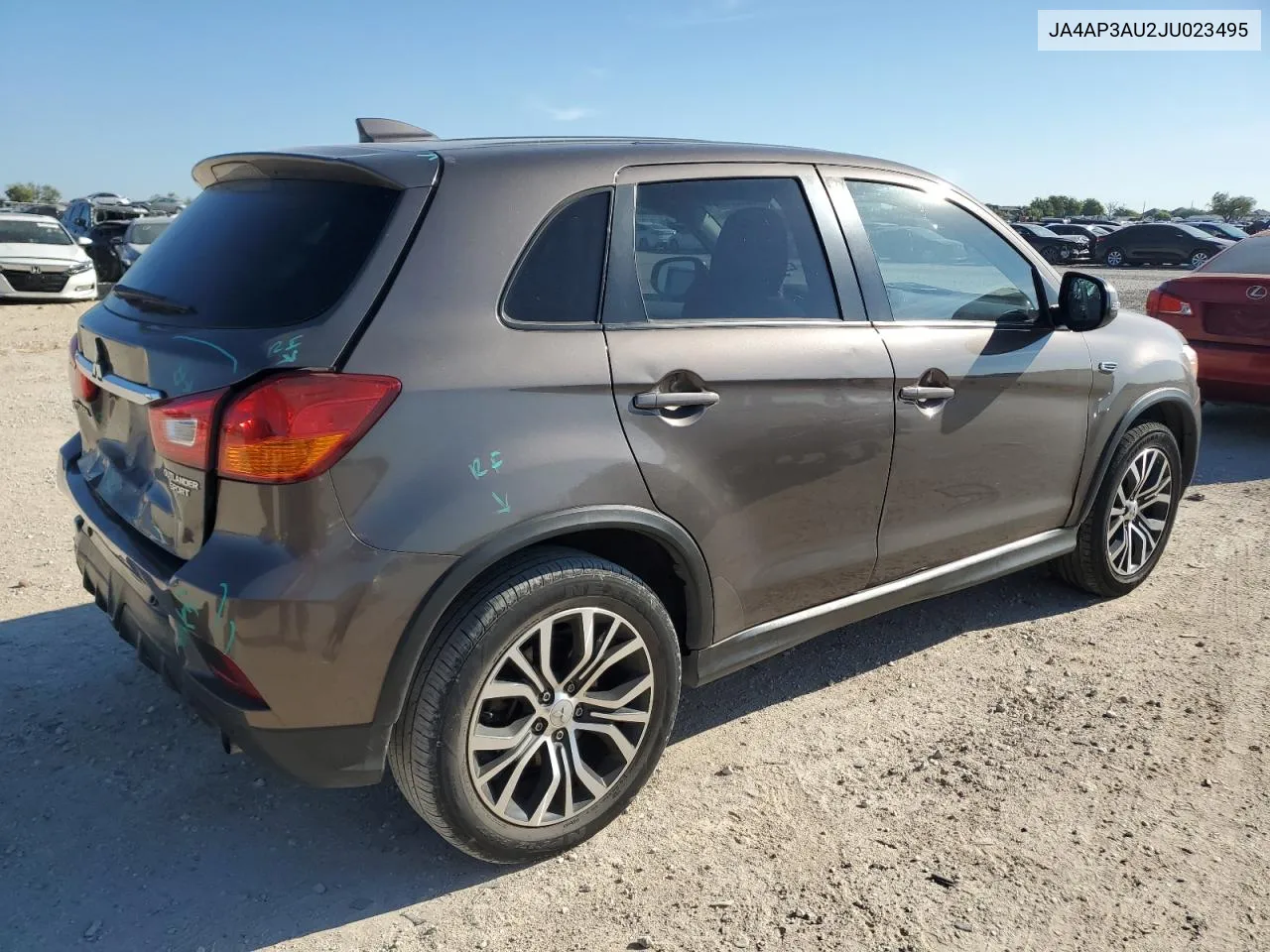 2018 Mitsubishi Outlander Sport Es VIN: JA4AP3AU2JU023495 Lot: 71015484