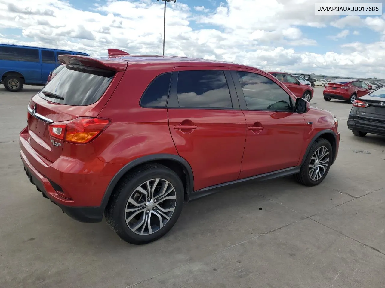 JA4AP3AUXJU017685 2018 Mitsubishi Outlander Sport Es