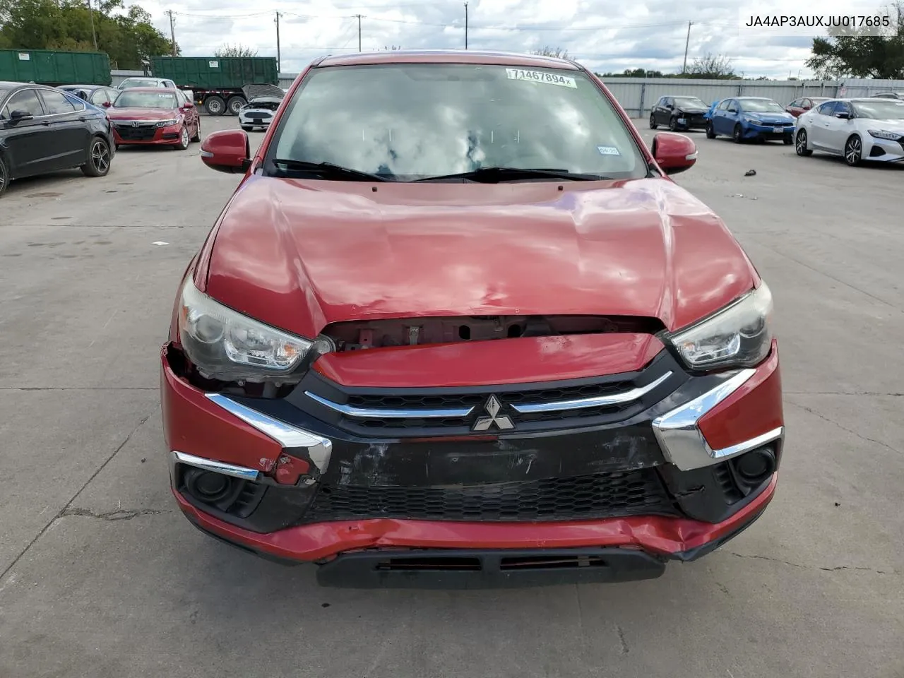 2018 Mitsubishi Outlander Sport Es VIN: JA4AP3AUXJU017685 Lot: 71467894