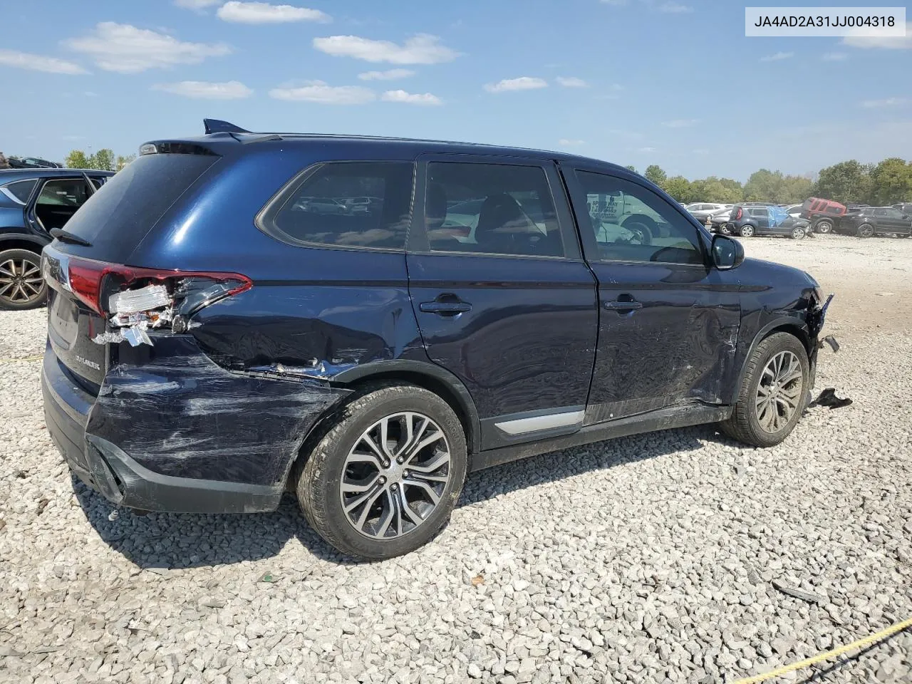 2018 Mitsubishi Outlander Es VIN: JA4AD2A31JJ004318 Lot: 71600594