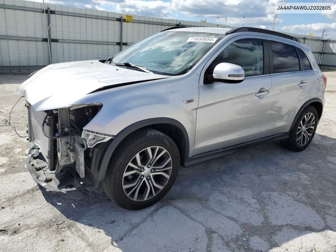 2018 Mitsubishi Outlander Sport Sel VIN: JA4AP4AW0JZ032805 Lot: 71650654