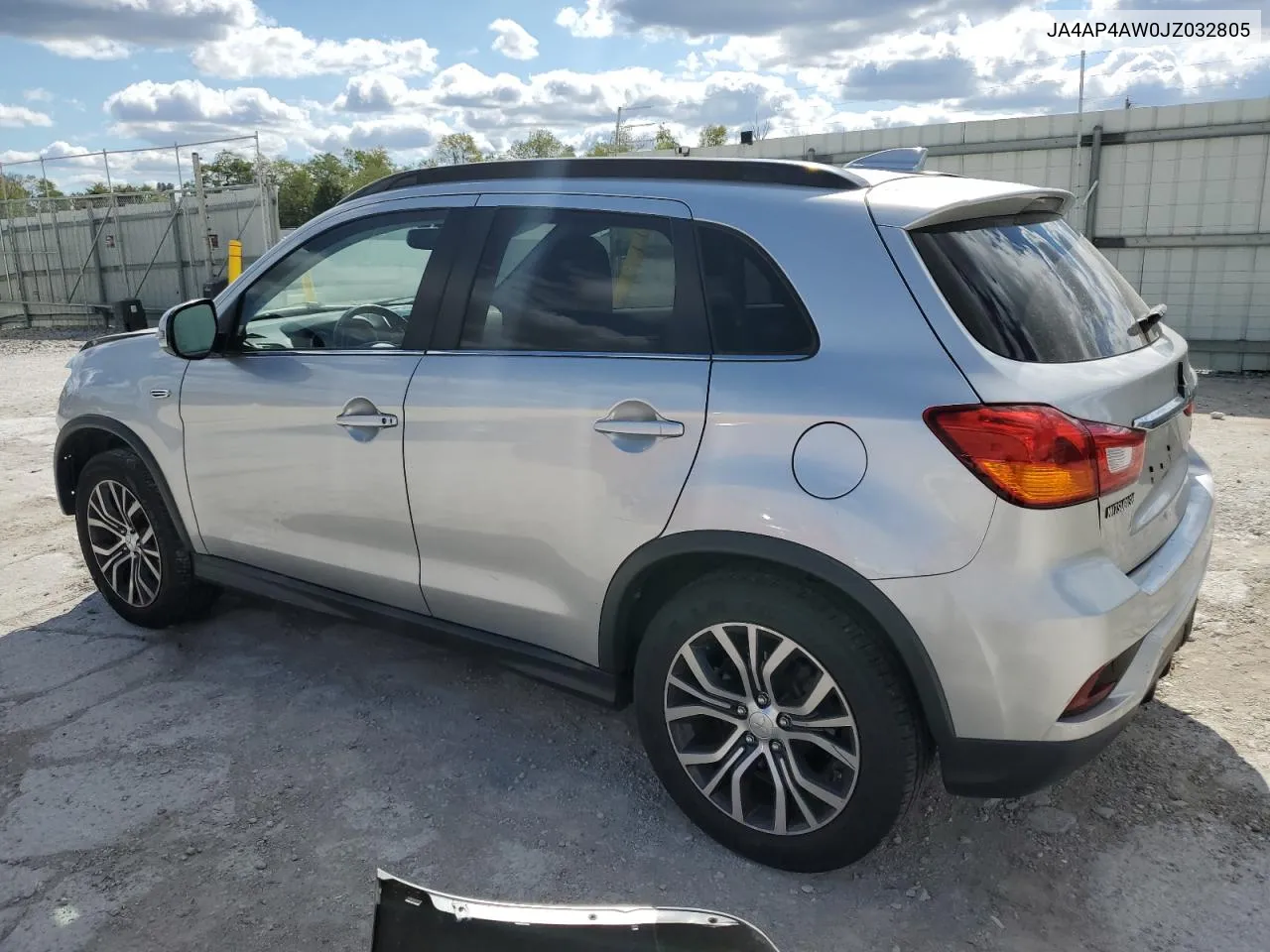 2018 Mitsubishi Outlander Sport Sel VIN: JA4AP4AW0JZ032805 Lot: 71650654