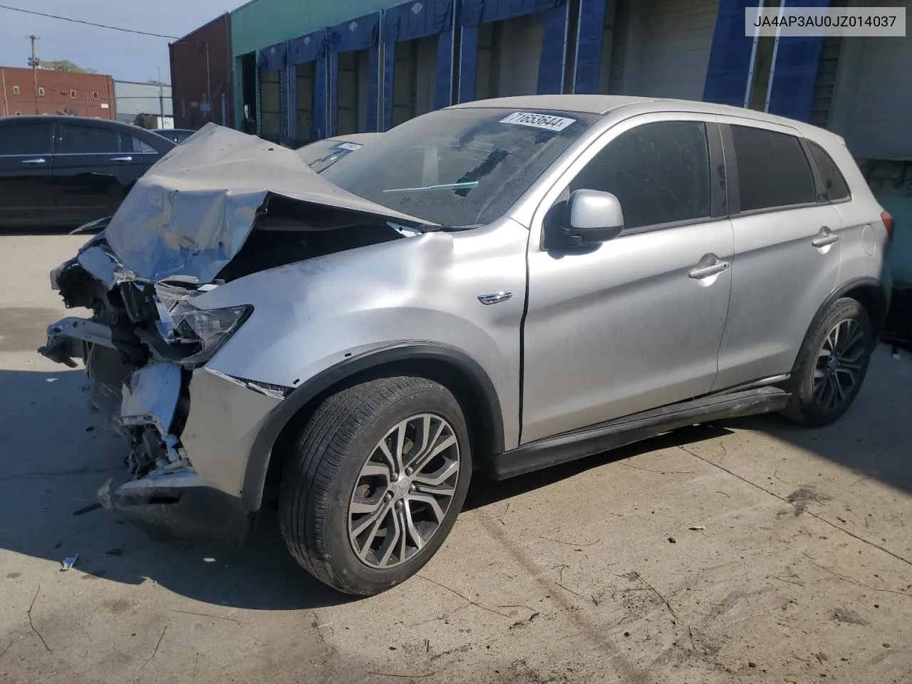 2018 Mitsubishi Outlander Sport Es VIN: JA4AP3AU0JZ014037 Lot: 71653644