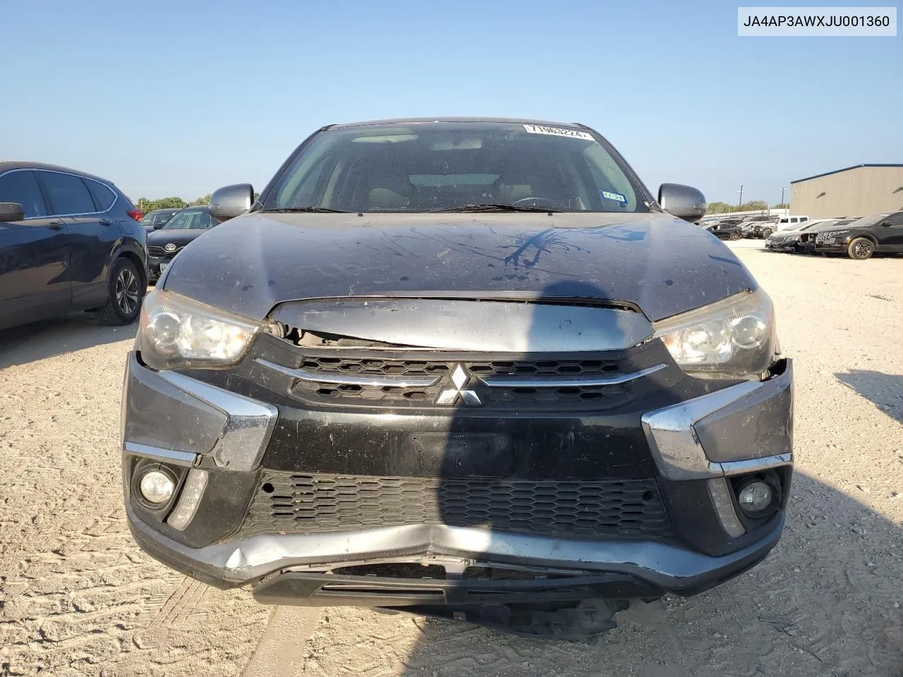 JA4AP3AWXJU001360 2018 Mitsubishi Outlander Sport Es