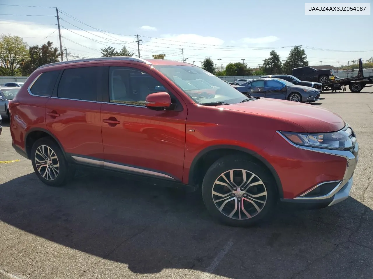 2018 Mitsubishi Outlander Gt VIN: JA4JZ4AX3JZ054087 Lot: 72177554