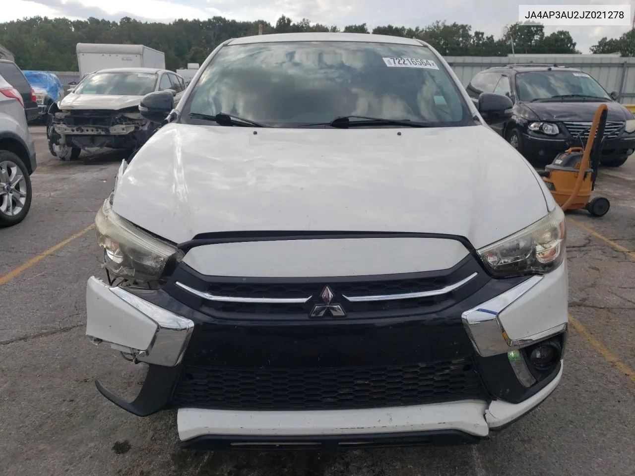 2018 Mitsubishi Outlander Sport Es VIN: JA4AP3AU2JZ021278 Lot: 72216564