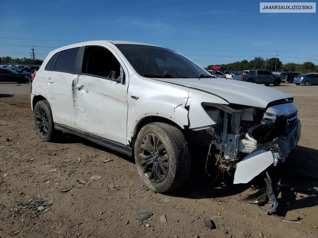 2018 Mitsubishi Outlander Sport Es VIN: JA4AR3AUXJZ023063 Lot: 72401774