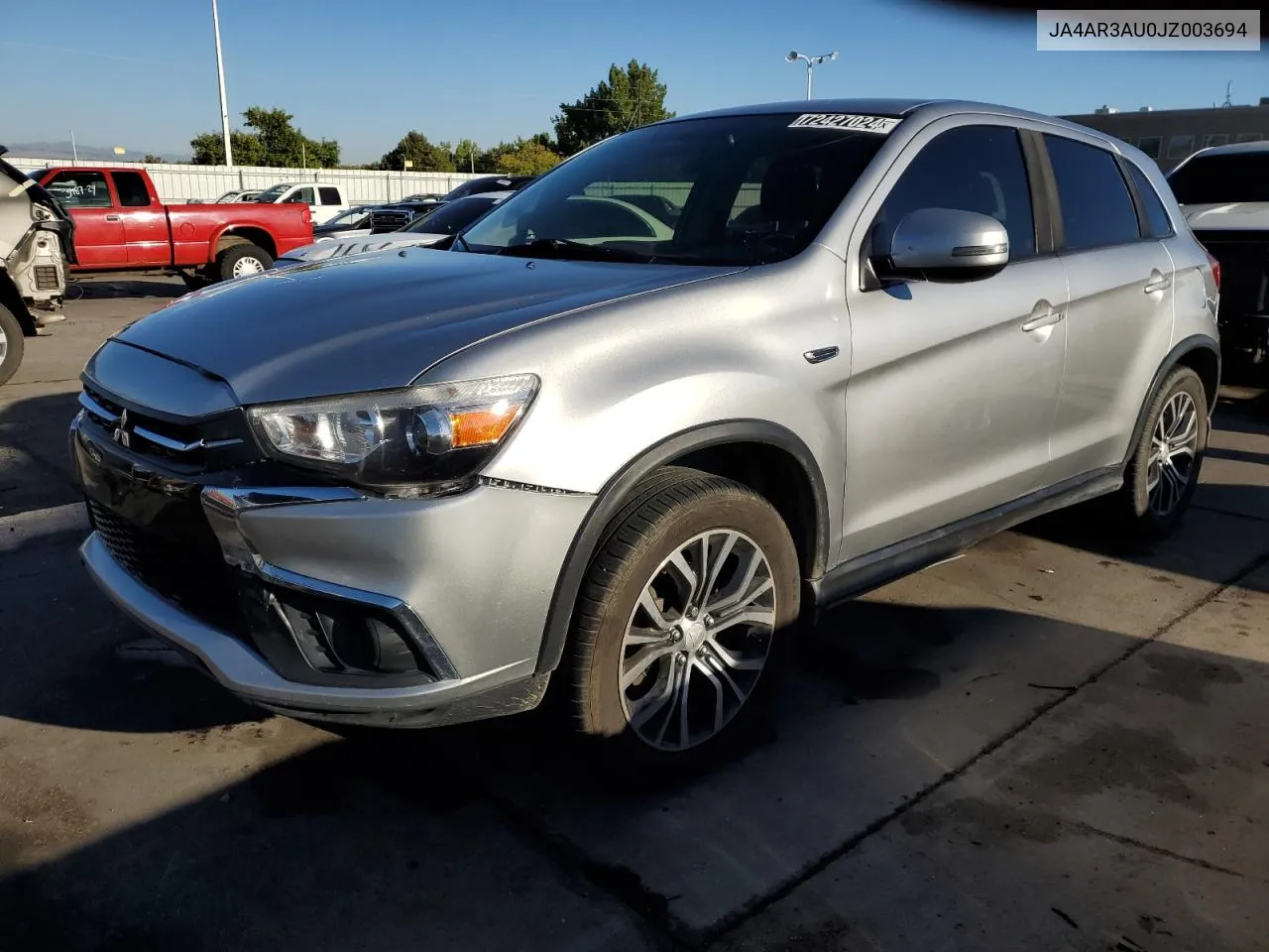 2018 Mitsubishi Outlander Sport Es VIN: JA4AR3AU0JZ003694 Lot: 72427024