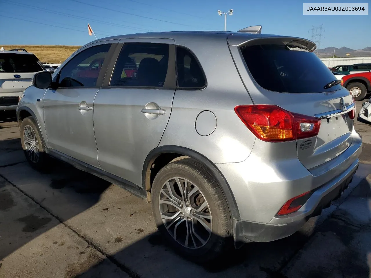 2018 Mitsubishi Outlander Sport Es VIN: JA4AR3AU0JZ003694 Lot: 72427024