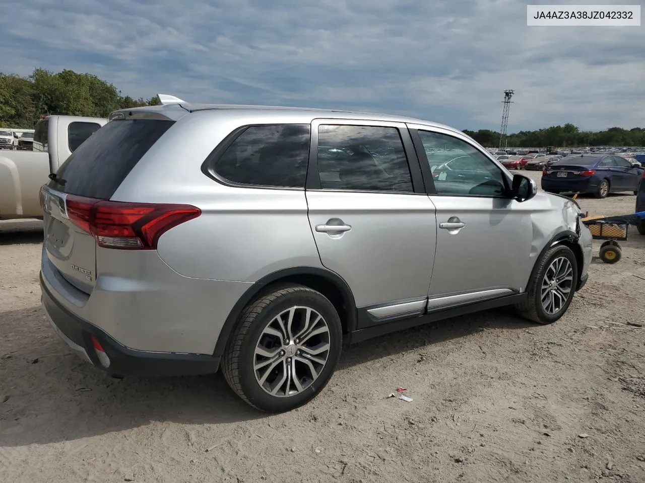 2018 Mitsubishi Outlander Se VIN: JA4AZ3A38JZ042332 Lot: 72619224