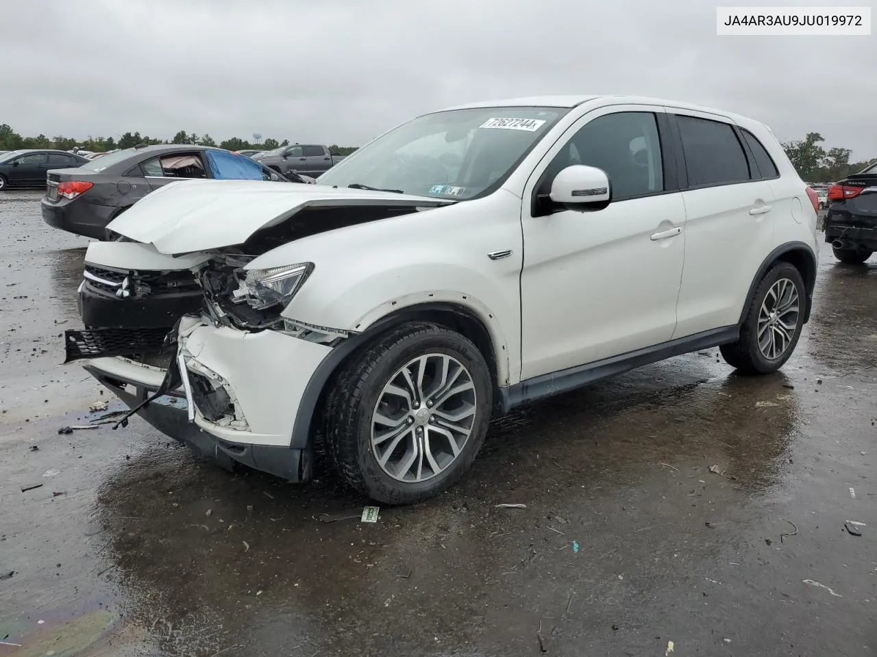 2018 Mitsubishi Outlander Sport Es VIN: JA4AR3AU9JU019972 Lot: 72627244