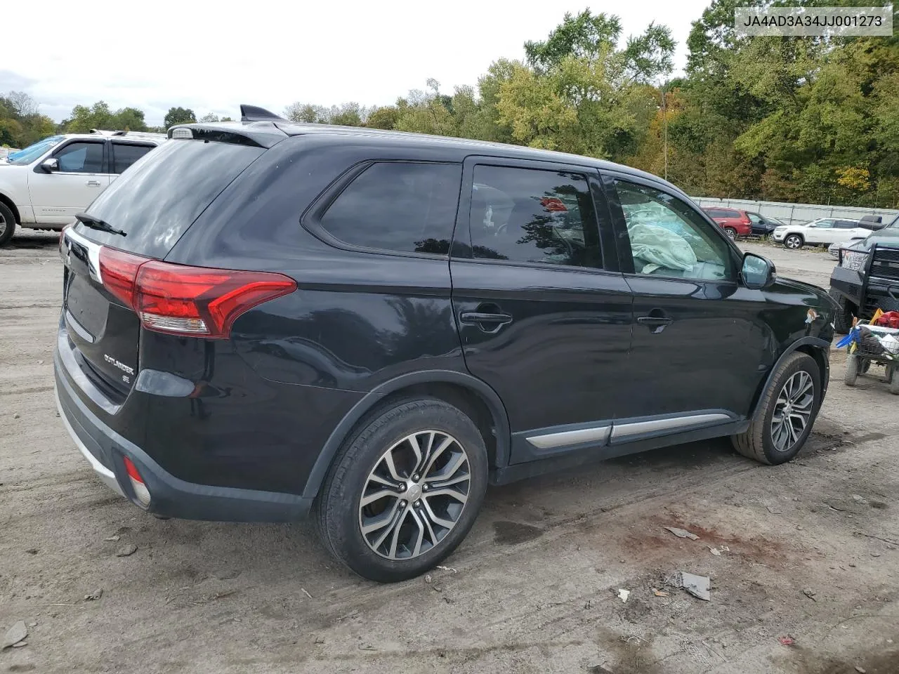 2018 Mitsubishi Outlander Se VIN: JA4AD3A34JJ001273 Lot: 72659754