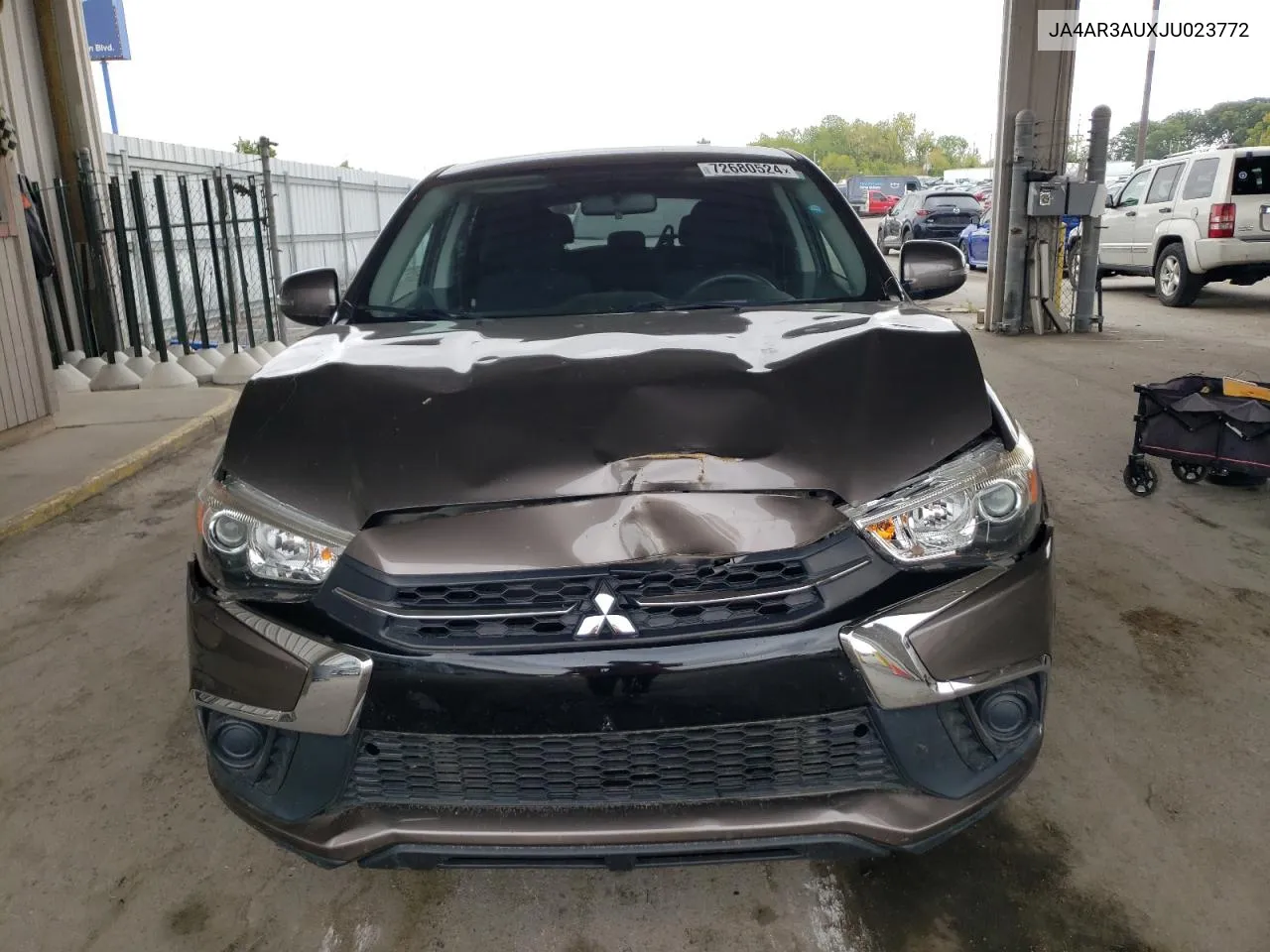 2018 Mitsubishi Outlander Sport Es VIN: JA4AR3AUXJU023772 Lot: 72680524