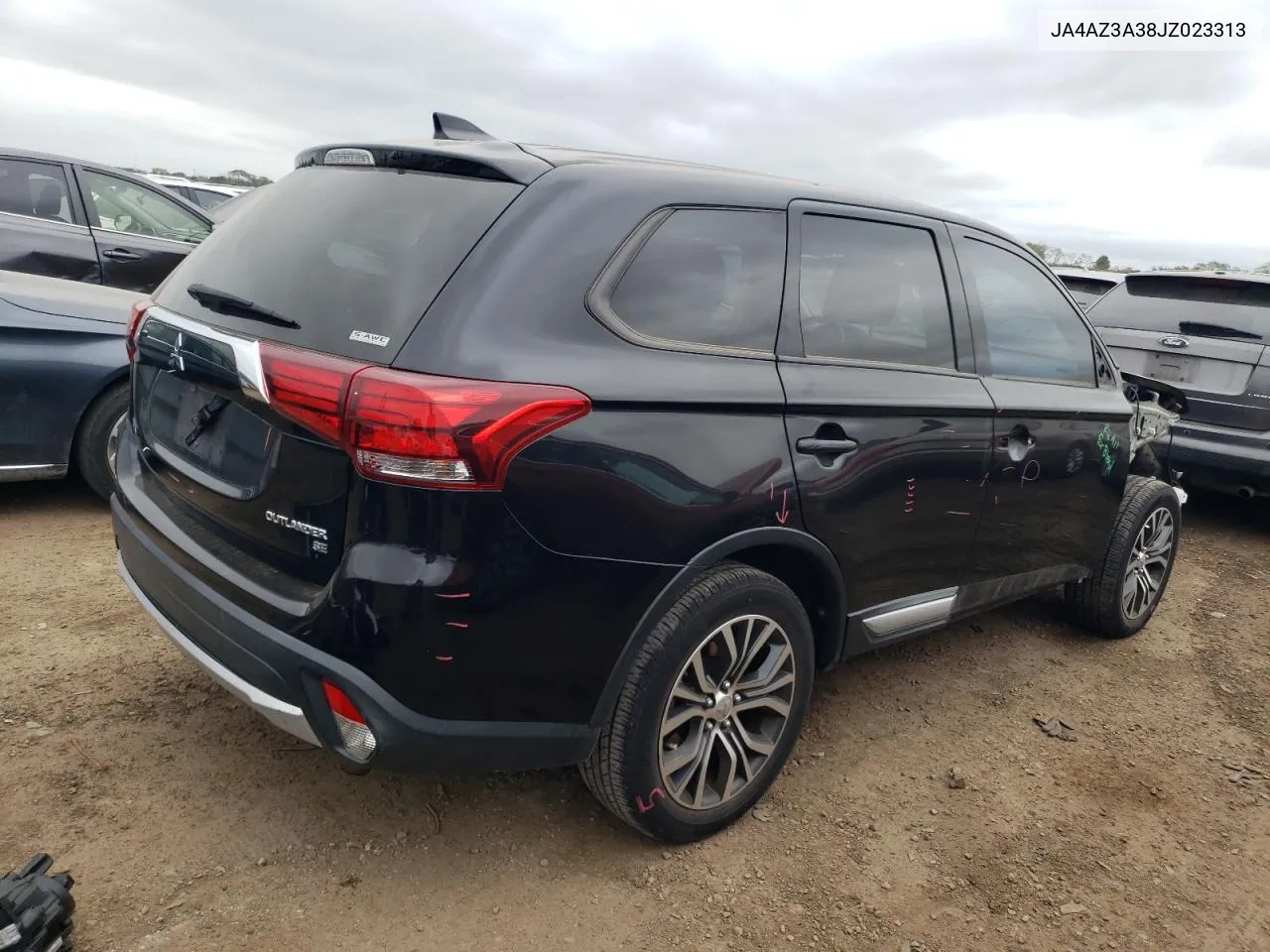 2018 Mitsubishi Outlander Se VIN: JA4AZ3A38JZ023313 Lot: 72796114