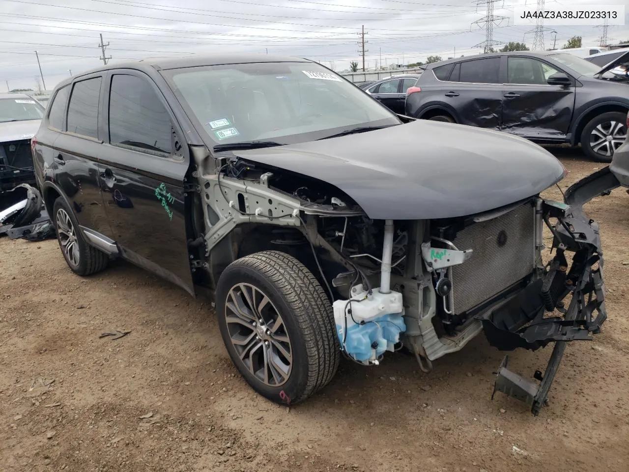 2018 Mitsubishi Outlander Se VIN: JA4AZ3A38JZ023313 Lot: 72796114