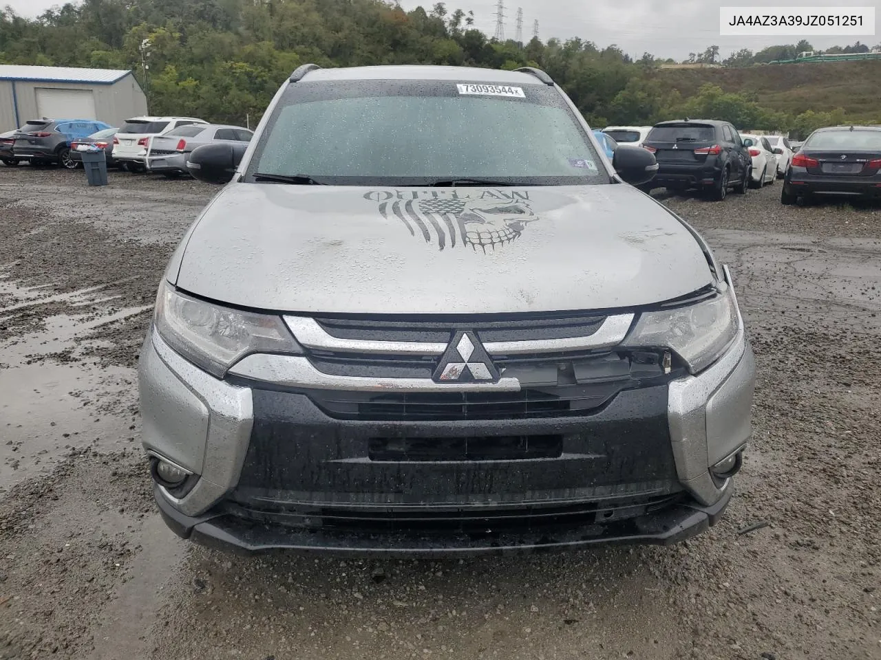 2018 Mitsubishi Outlander Se VIN: JA4AZ3A39JZ051251 Lot: 73093544