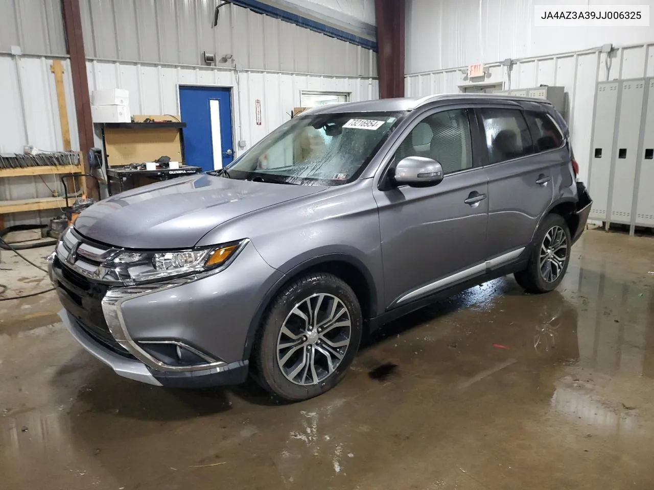 2018 Mitsubishi Outlander Se VIN: JA4AZ3A39JJ006325 Lot: 73216954