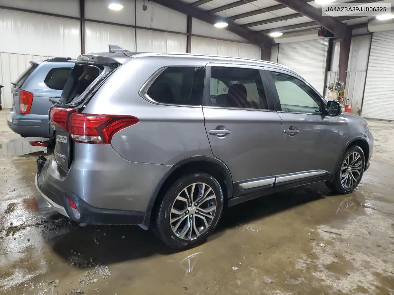 2018 Mitsubishi Outlander Se VIN: JA4AZ3A39JJ006325 Lot: 73216954