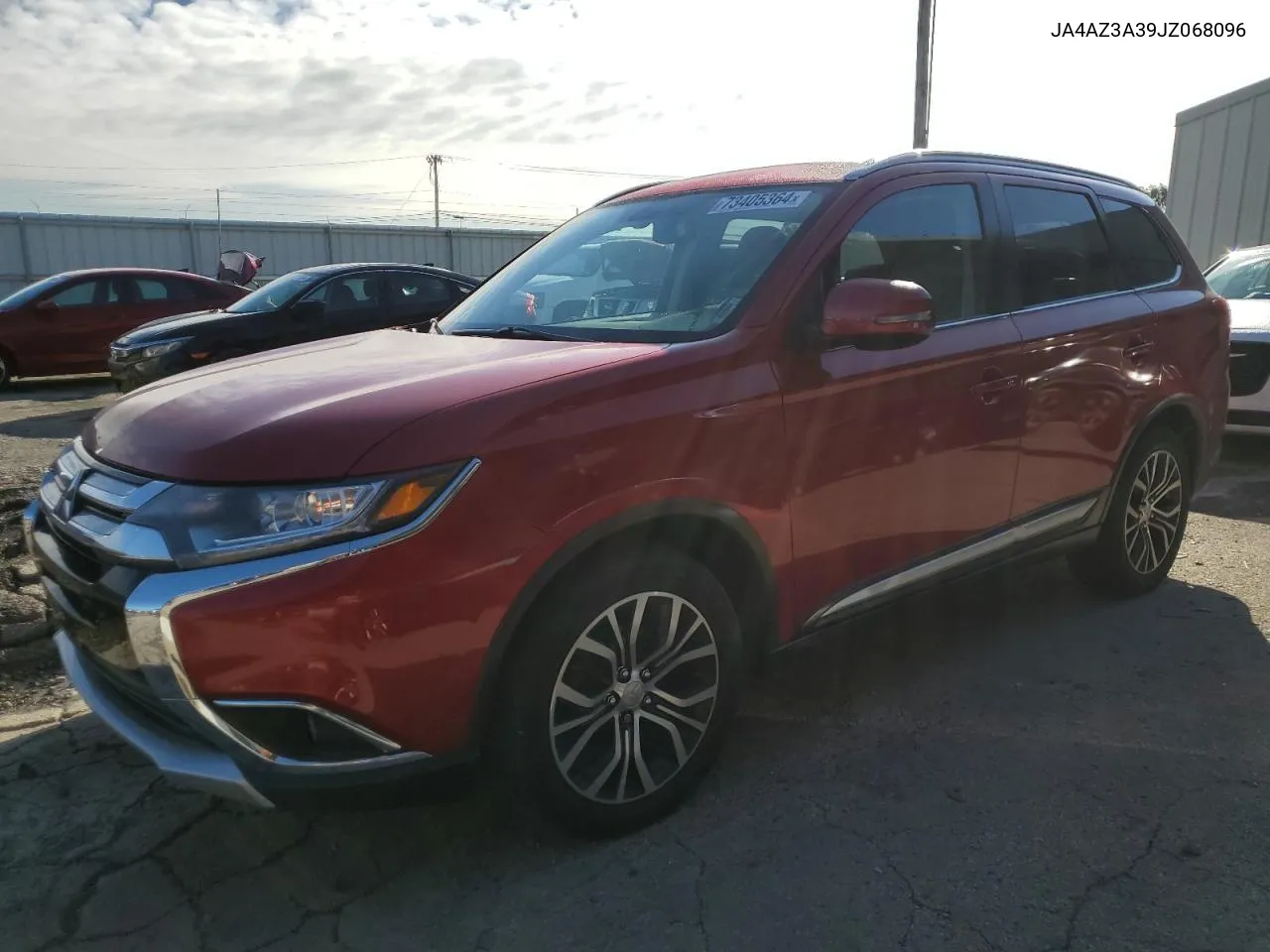 2018 Mitsubishi Outlander Se VIN: JA4AZ3A39JZ068096 Lot: 73405364