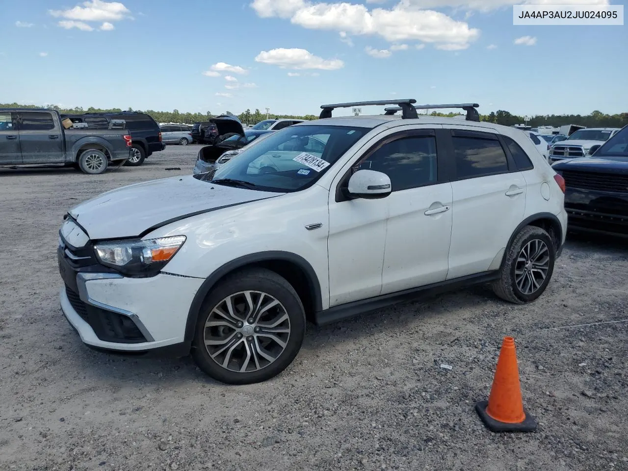 2018 Mitsubishi Outlander Sport Es VIN: JA4AP3AU2JU024095 Lot: 73428134