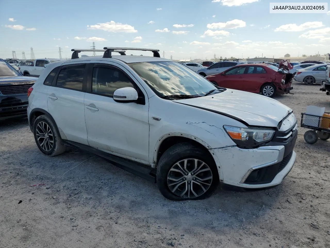 2018 Mitsubishi Outlander Sport Es VIN: JA4AP3AU2JU024095 Lot: 73428134