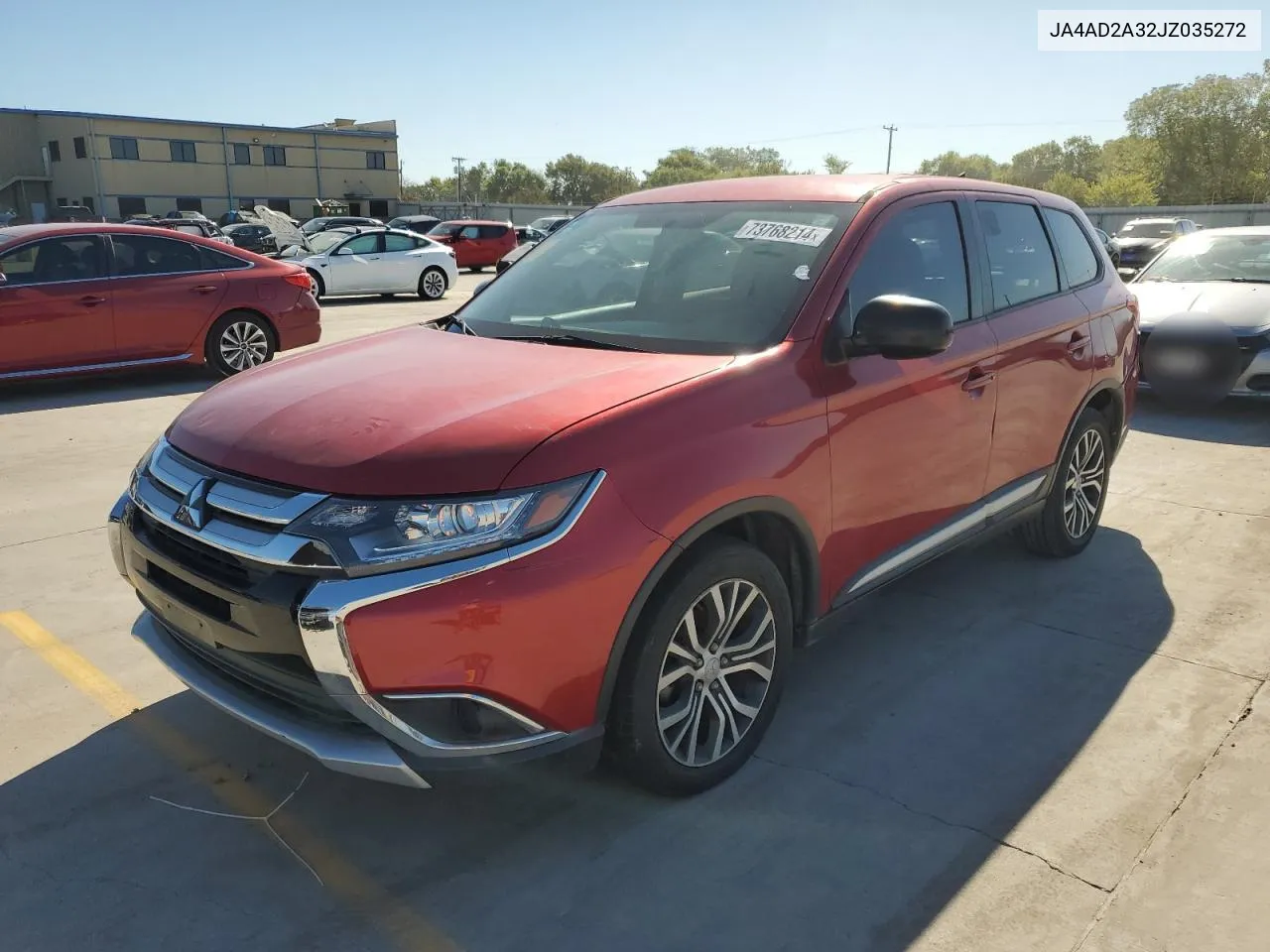 2018 Mitsubishi Outlander Es VIN: JA4AD2A32JZ035272 Lot: 73768214