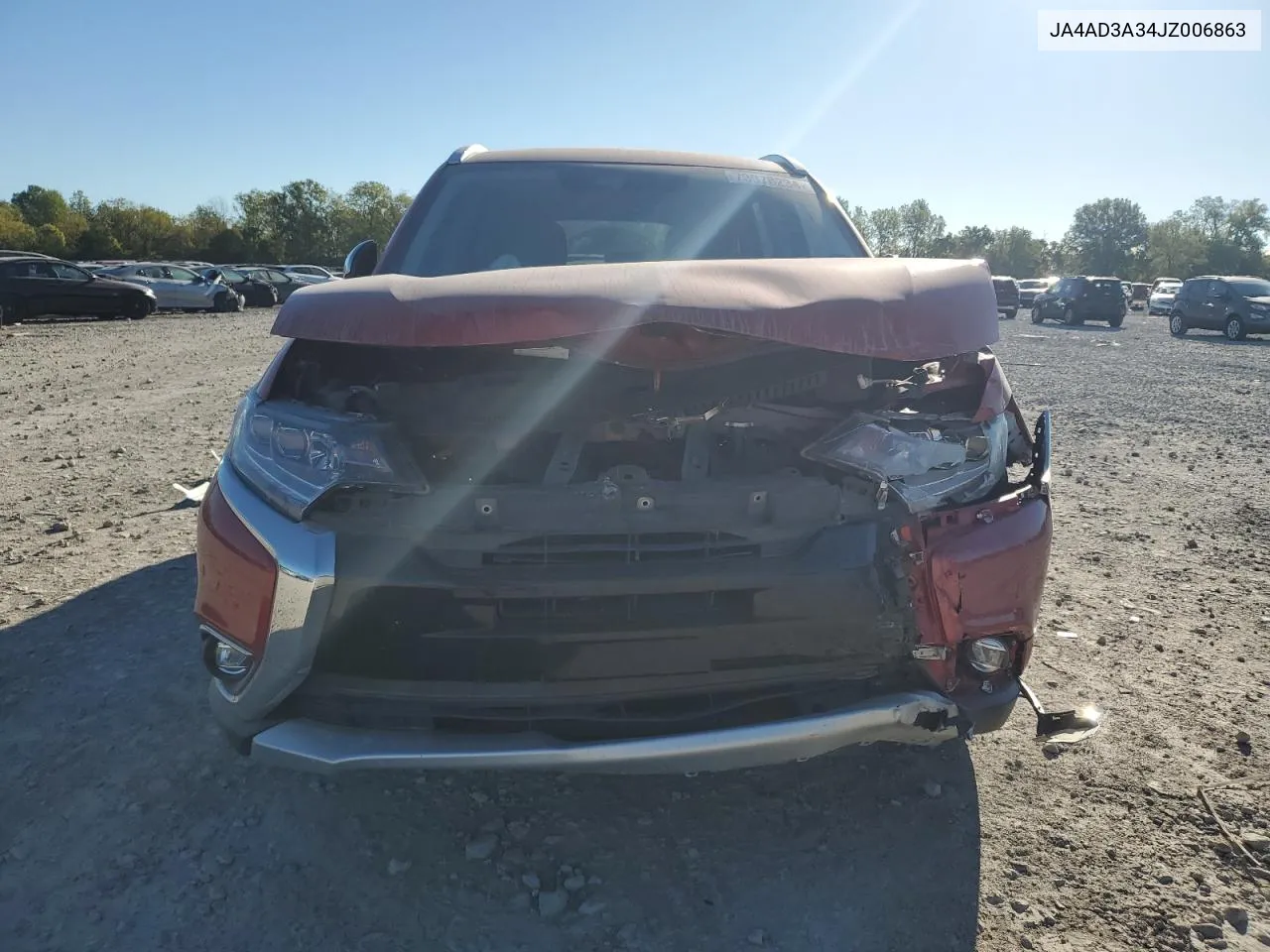 2018 Mitsubishi Outlander Se VIN: JA4AD3A34JZ006863 Lot: 73978234