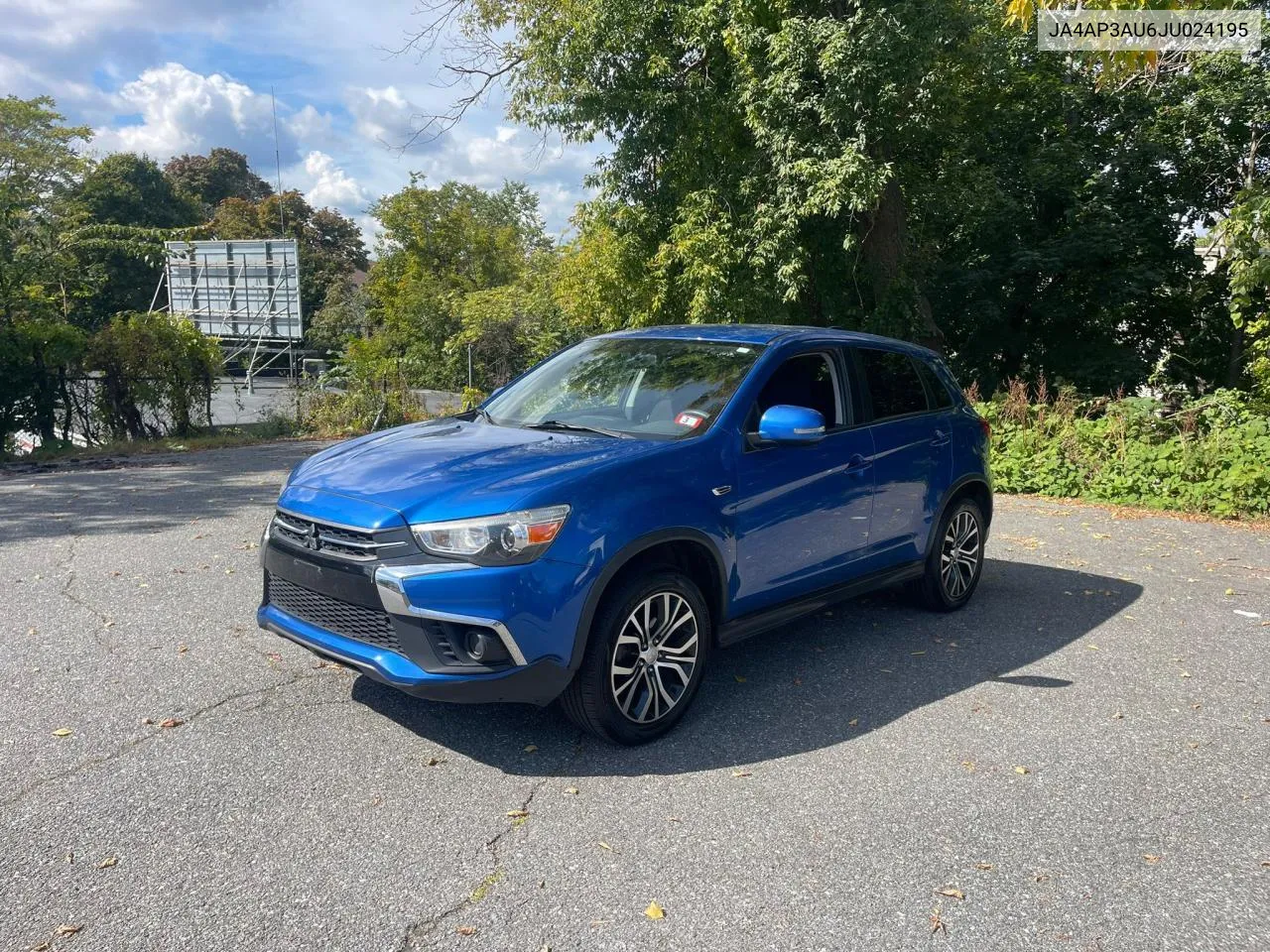 JA4AP3AU6JU024195 2018 Mitsubishi Outlander Sport Es