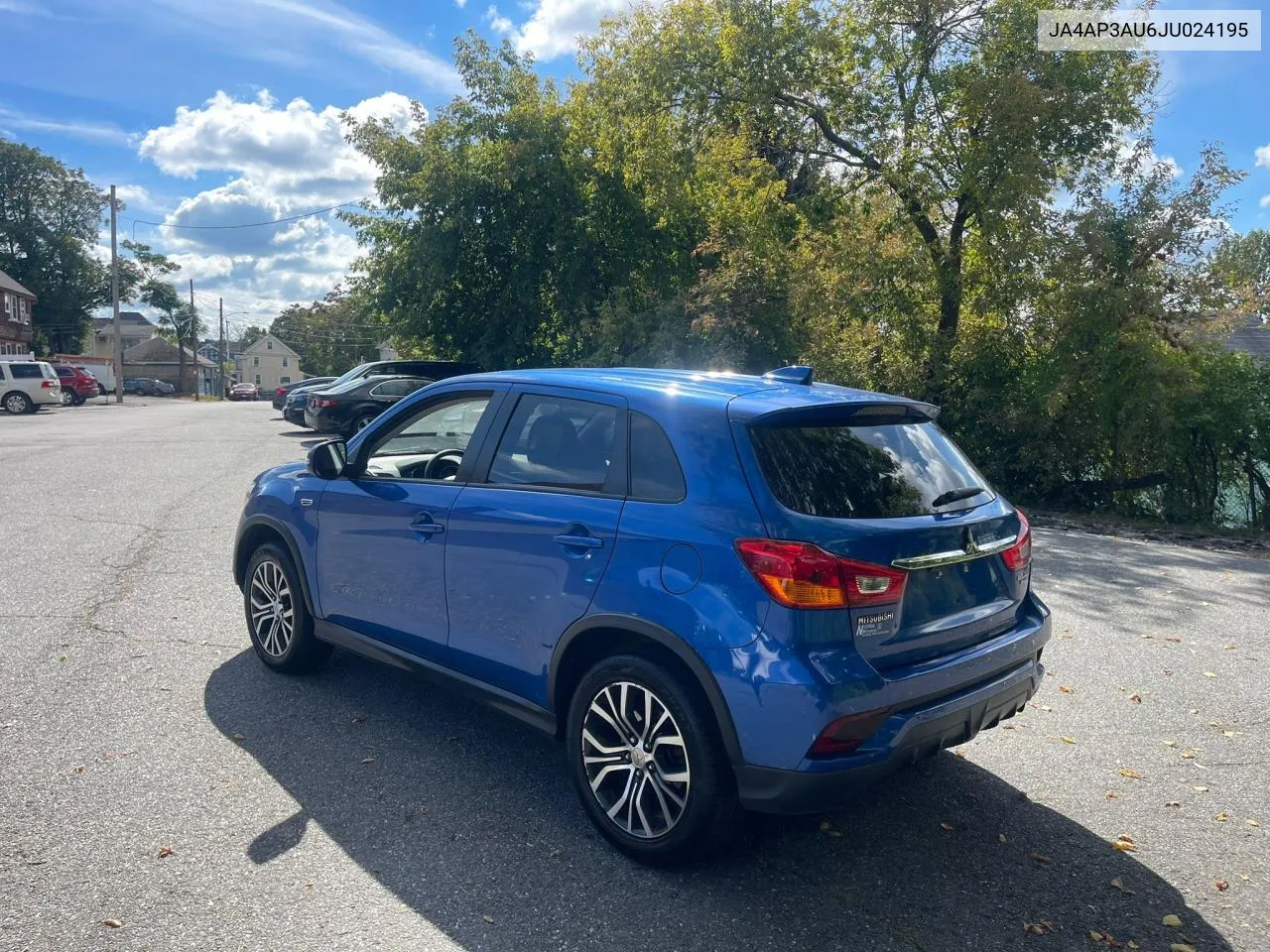 JA4AP3AU6JU024195 2018 Mitsubishi Outlander Sport Es