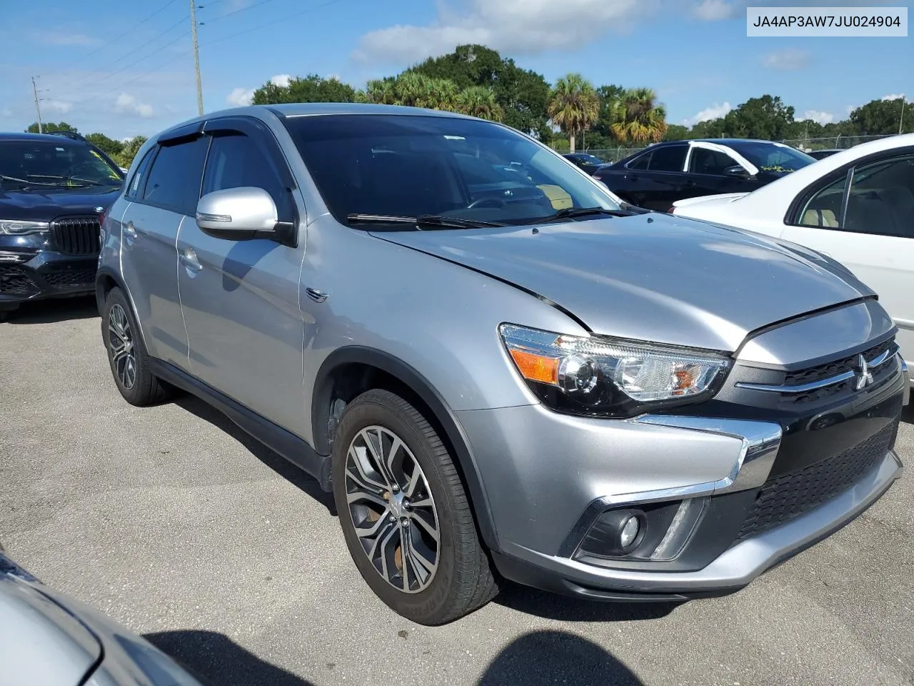 2018 Mitsubishi Outlander Sport Es VIN: JA4AP3AW7JU024904 Lot: 74263734