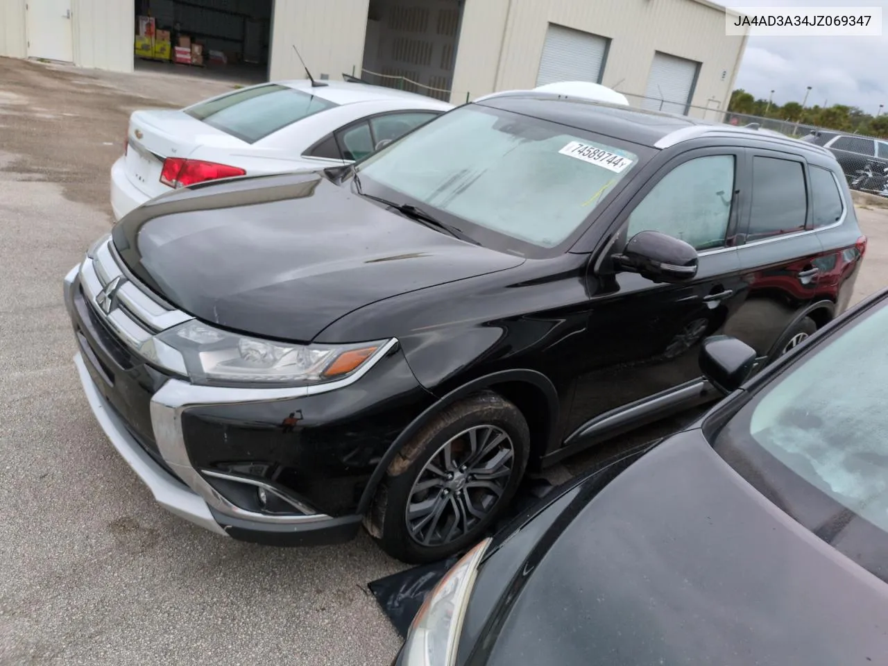 2018 Mitsubishi Outlander Se VIN: JA4AD3A34JZ069347 Lot: 74589744