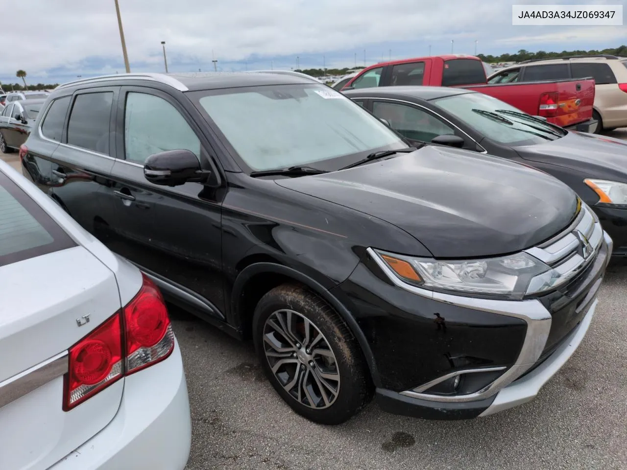 2018 Mitsubishi Outlander Se VIN: JA4AD3A34JZ069347 Lot: 74589744