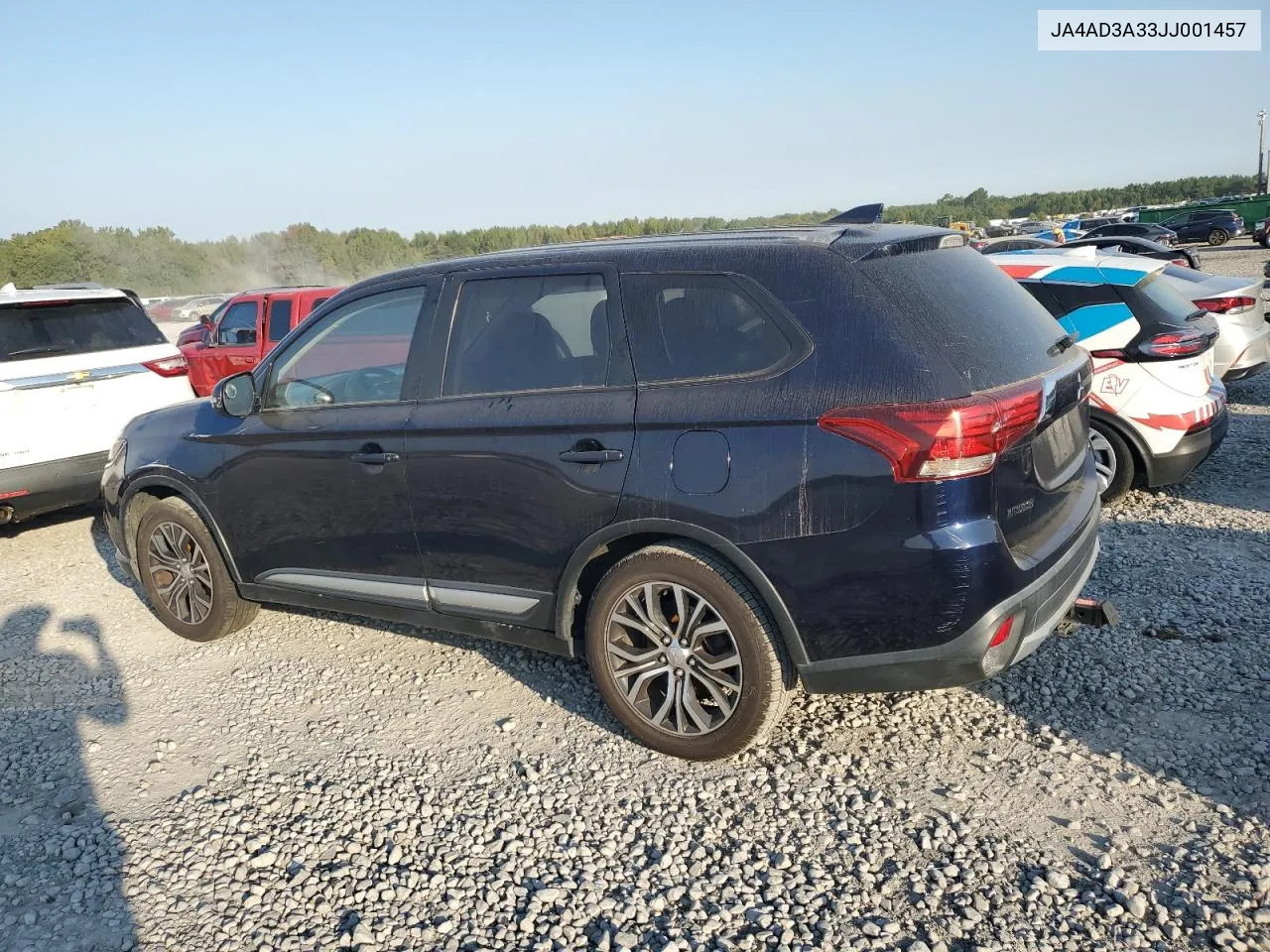 2018 Mitsubishi Outlander Se VIN: JA4AD3A33JJ001457 Lot: 74781914