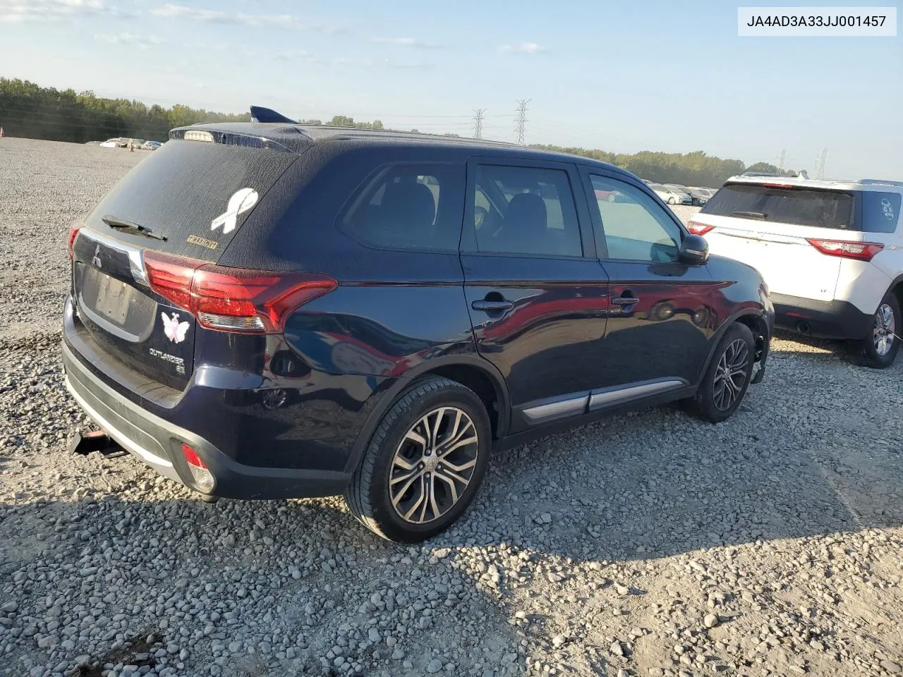 2018 Mitsubishi Outlander Se VIN: JA4AD3A33JJ001457 Lot: 74781914