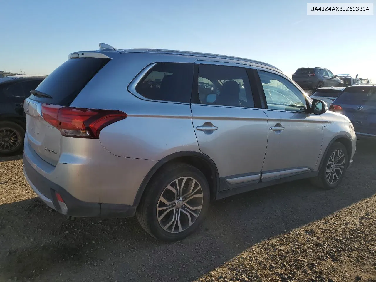 2018 Mitsubishi Outlander Gt VIN: JA4JZ4AX8JZ603394 Lot: 75166094