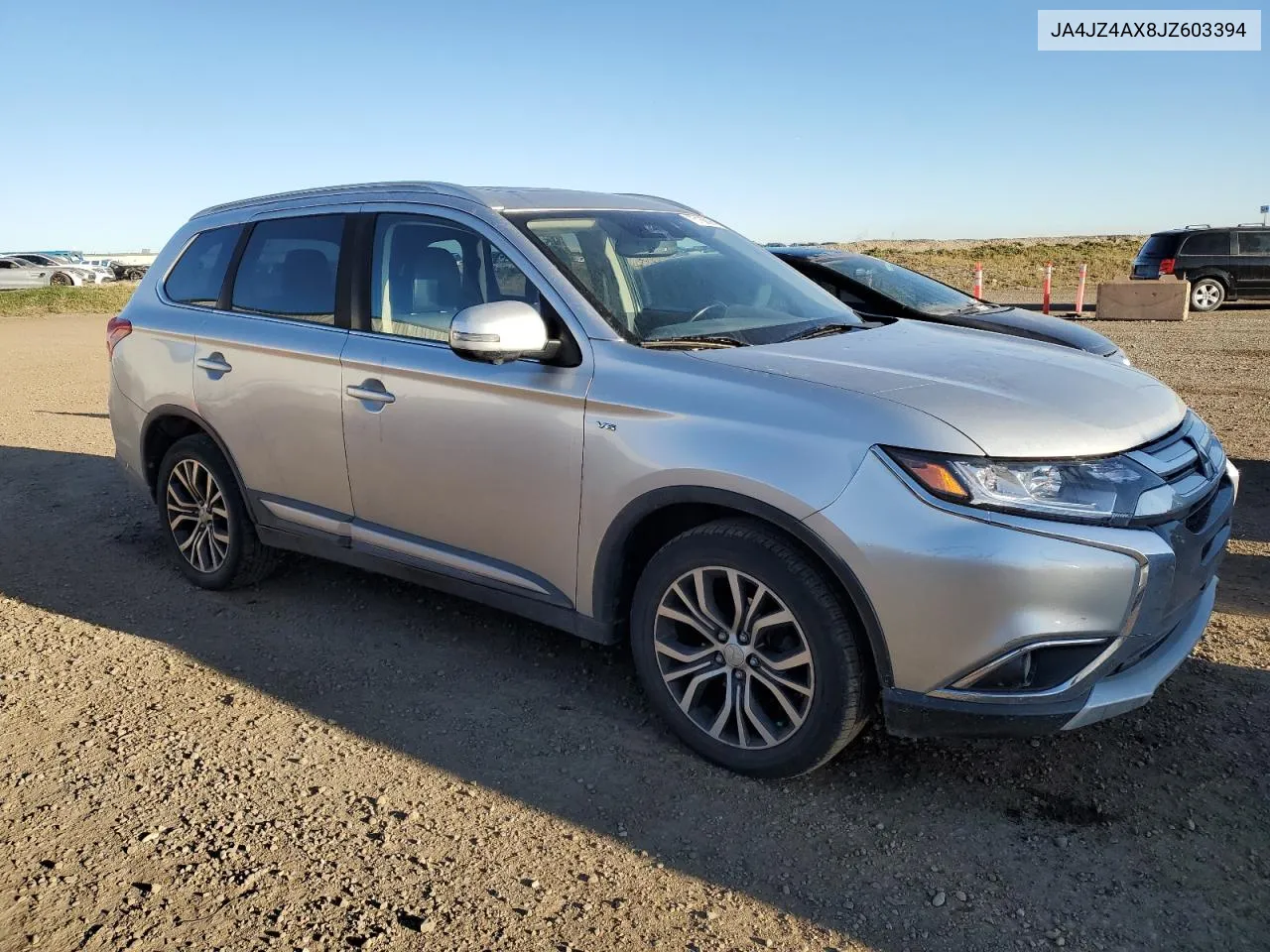 2018 Mitsubishi Outlander Gt VIN: JA4JZ4AX8JZ603394 Lot: 75166094