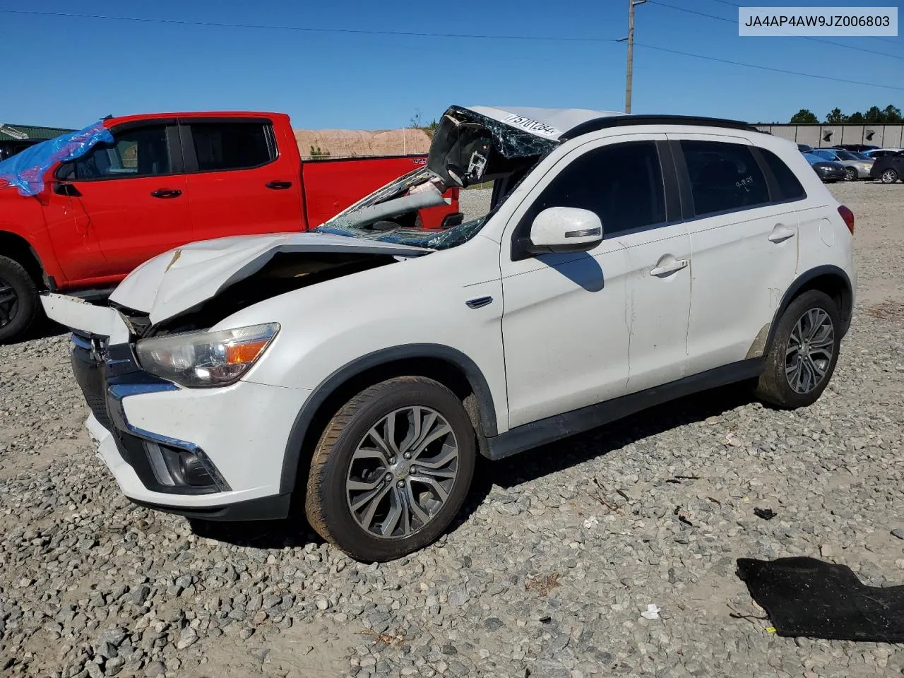 2018 Mitsubishi Outlander Sport Sel VIN: JA4AP4AW9JZ006803 Lot: 75701284