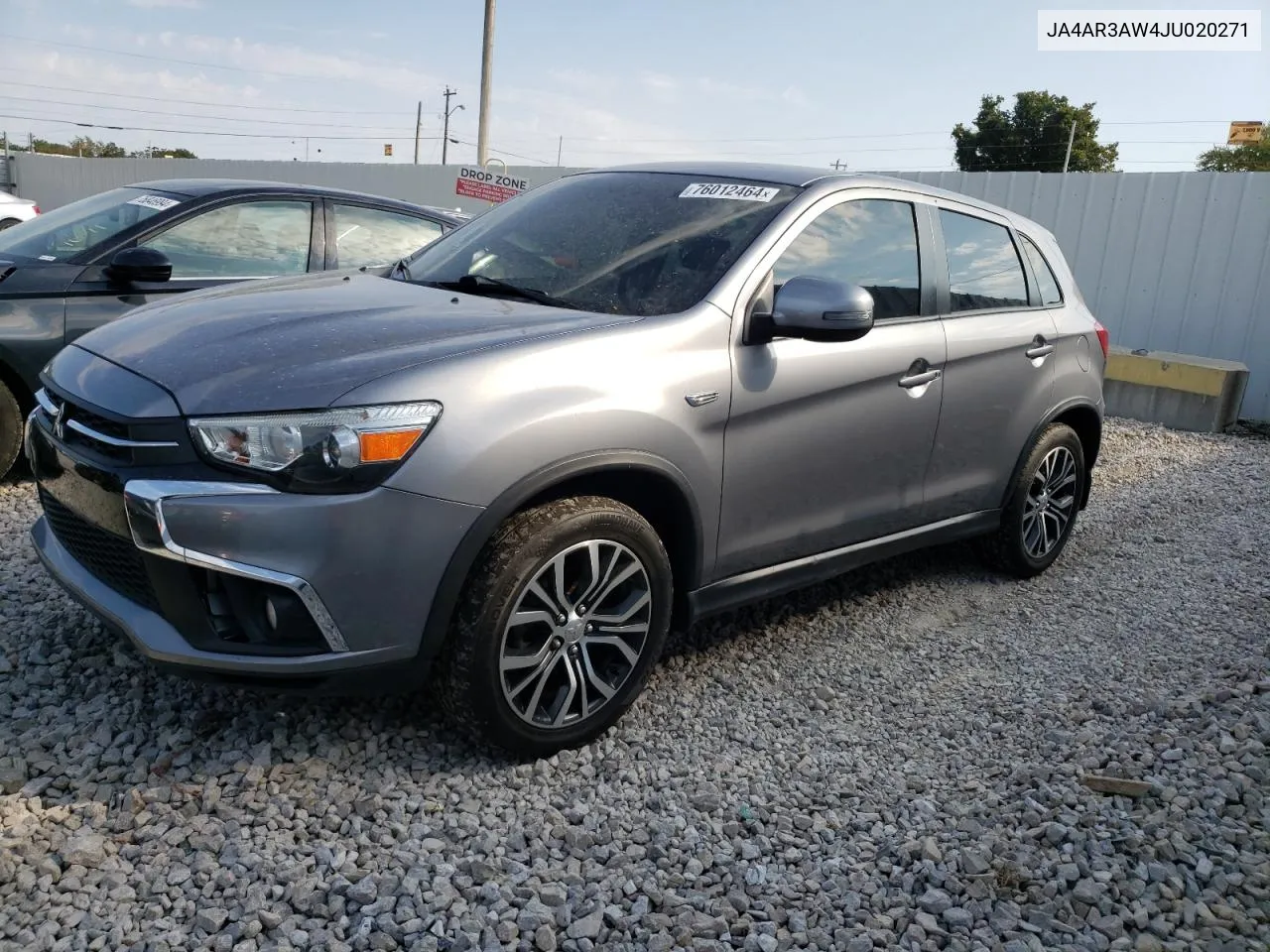 2018 Mitsubishi Outlander Sport Es VIN: JA4AR3AW4JU020271 Lot: 76012464