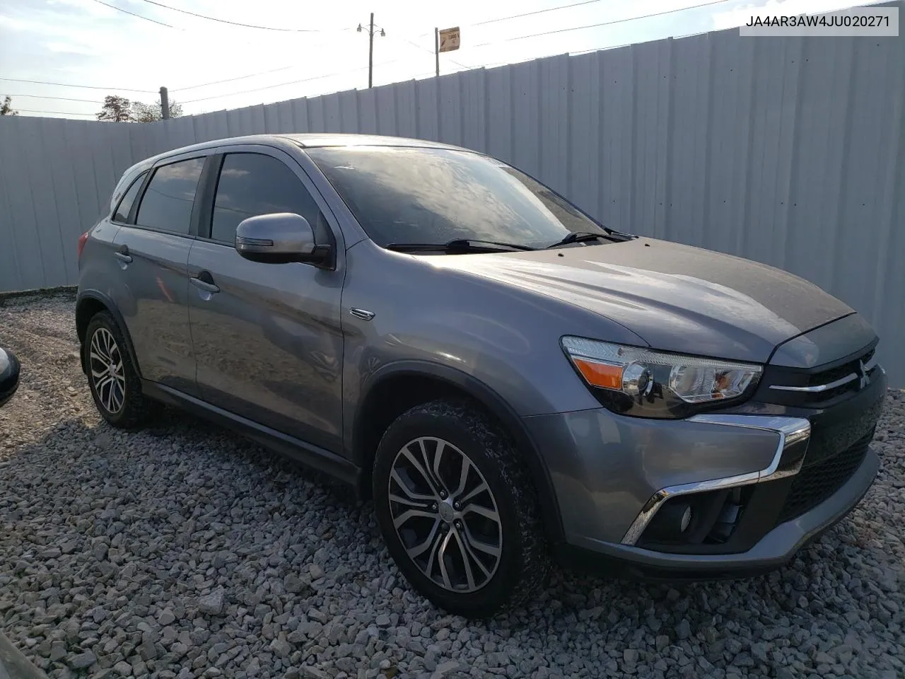 2018 Mitsubishi Outlander Sport Es VIN: JA4AR3AW4JU020271 Lot: 76012464